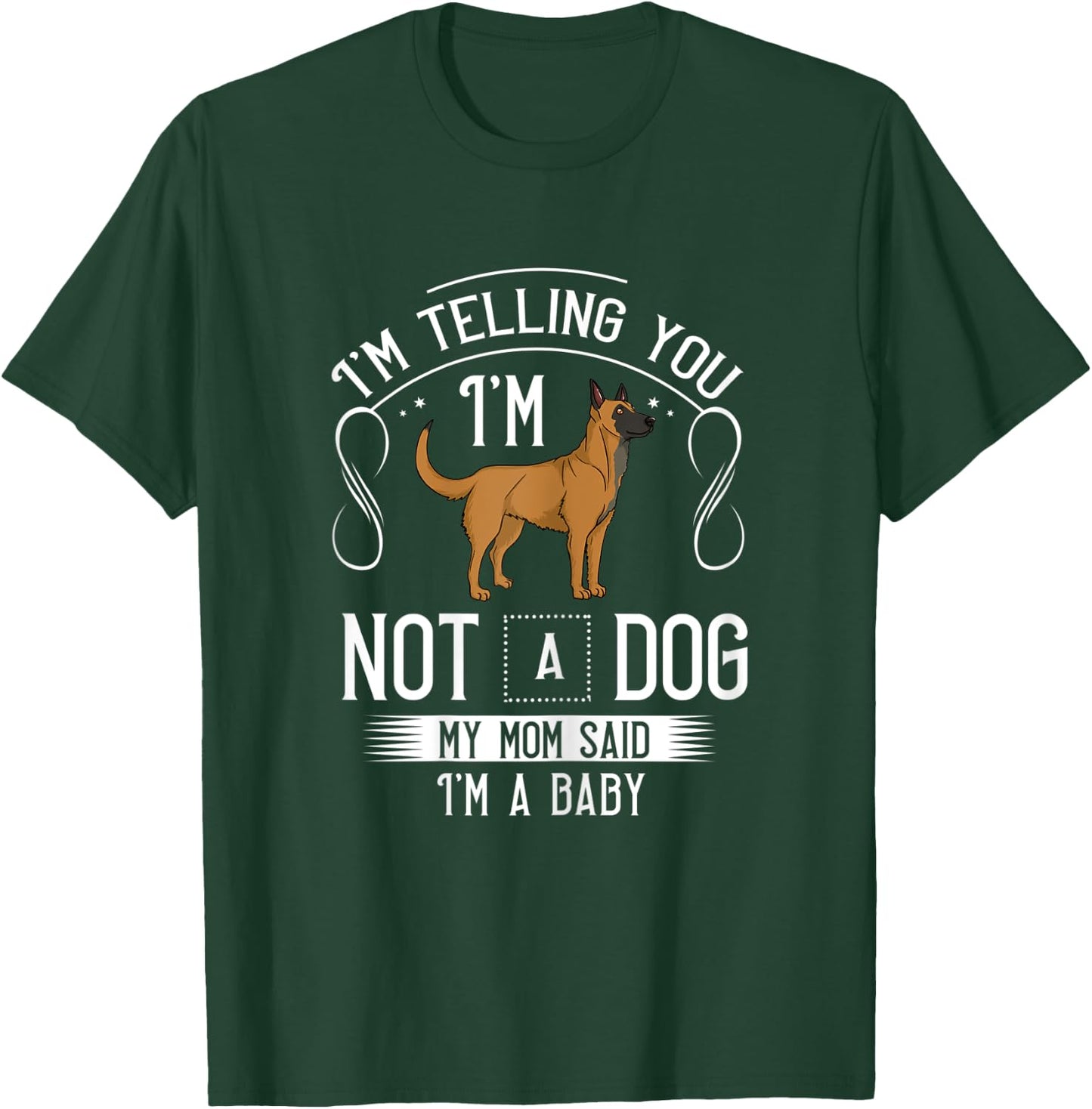 Belgian Malinois Dog Puppies Owner Lover T-Shirt - T-Shirt | Forest