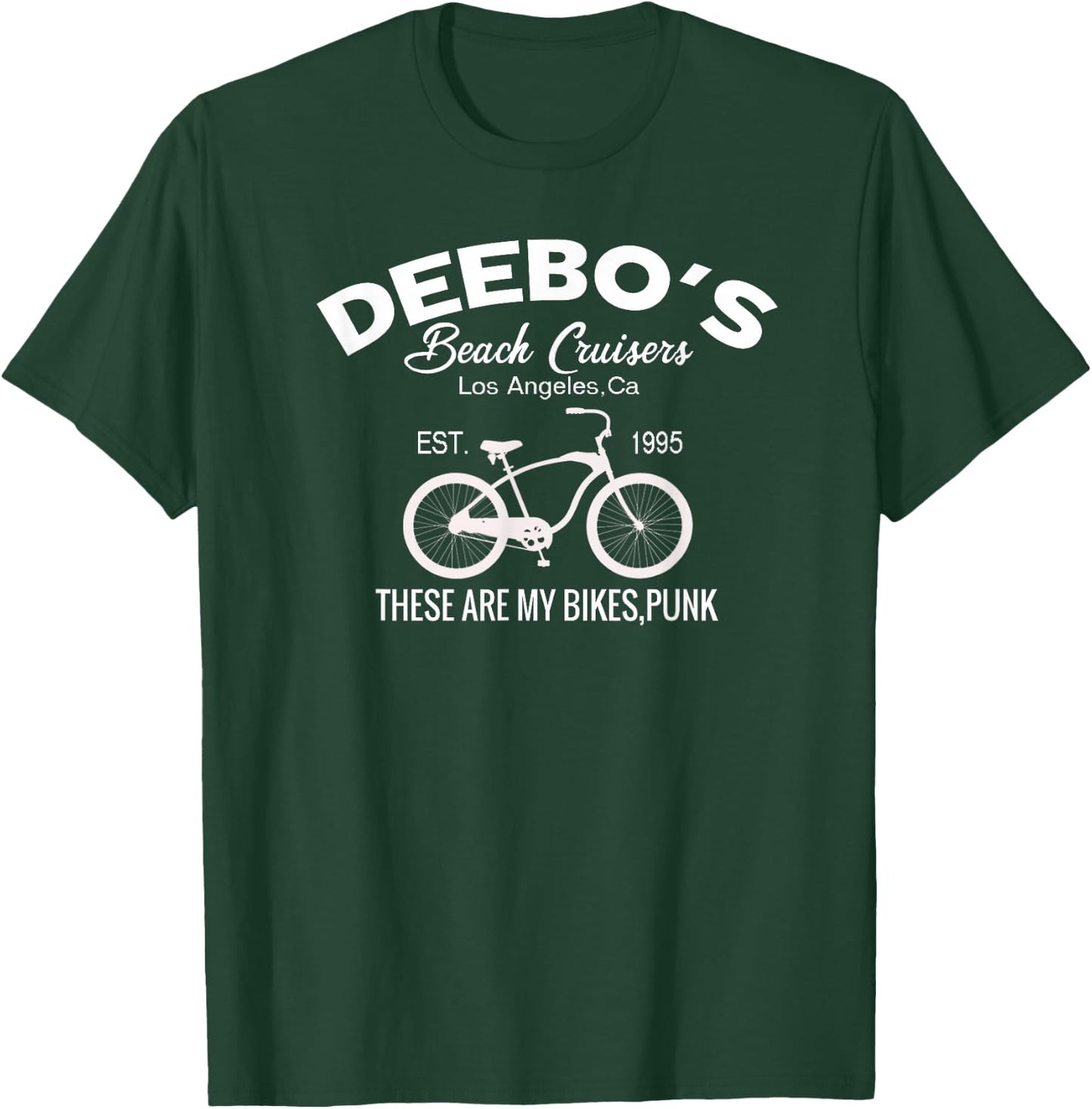 Deebo's Beach Cruisers Mountain,Road,Casual Bike Cycling T-Shirt - T-Shirt | Forest