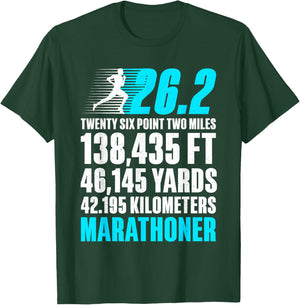 Marathon Running Design Women 26.2 Marathon Runner T-Shirt - T-Shirt | Forest