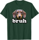 Dachshund Bruh Meme Dog Owner Funny Dachshund Teens Boys T-Shirt - T-Shirt | Forest