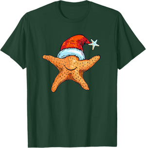 Happy Starfish Costume with Festive Dress T-Shirt - T-Shirt | Forest