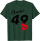 49th Birthday - Heart Lips Love Chapter 49 Years Old - Gift T-Shirt - T-Shirt | Forest