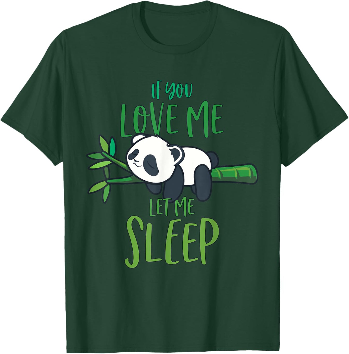 Panda Men Women Panda Lover Gift Panda T-Shirt - T-Shirt | Forest