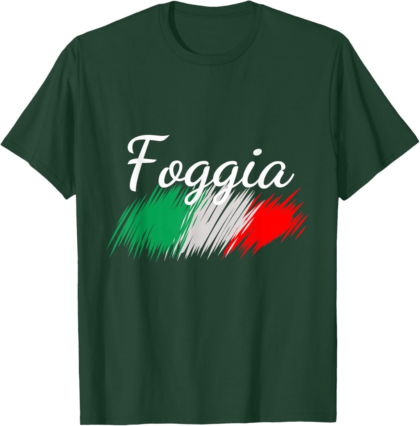 Foggia Italy Flag Italia Souvenir Matching Italian T-Shirt - T-Shirt | Forest