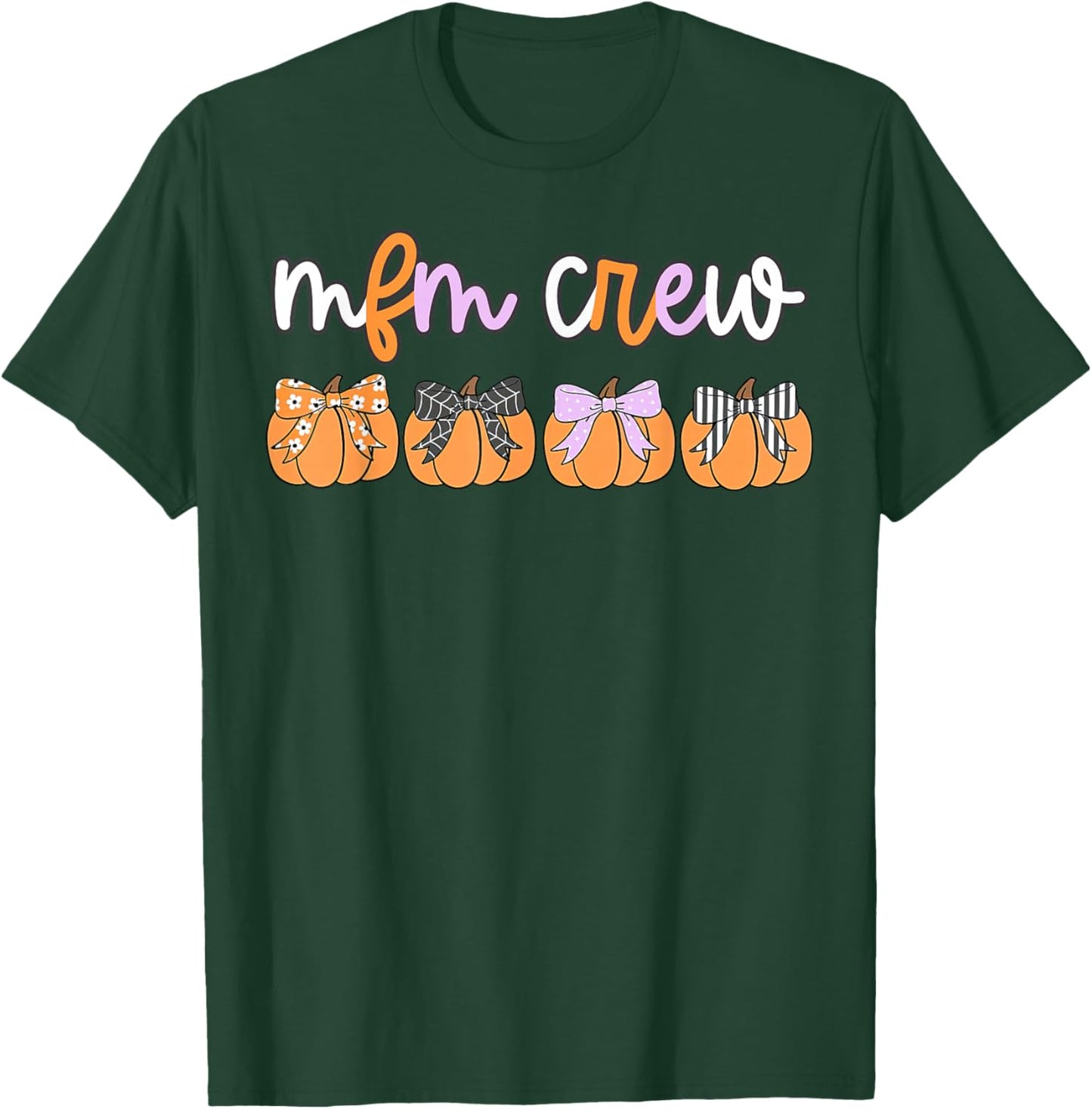 Halloween MFM Crew Maternal Fetal Medicine Sonographer OBGYN T-Shirt - T-Shirt | Forest