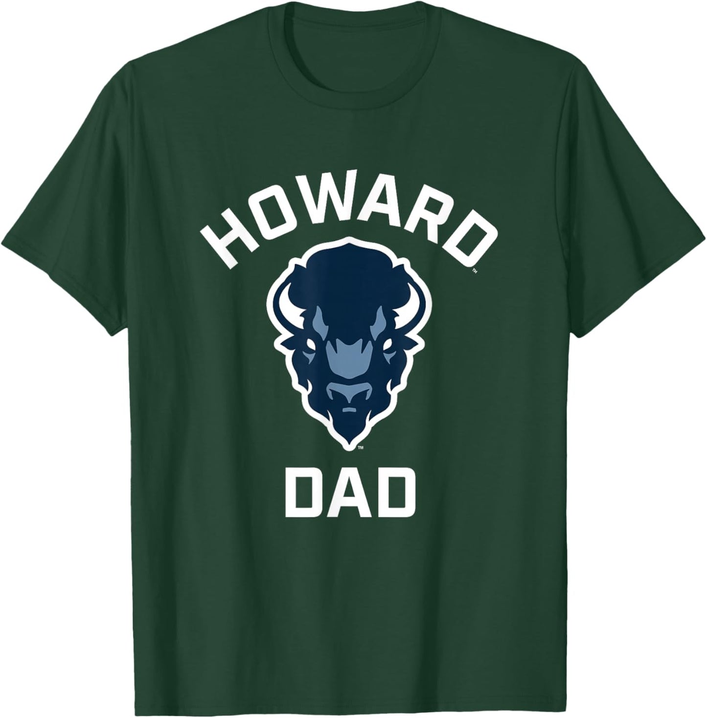 Howard University Bison Arched Dad T-Shirt - T-Shirt | Forest