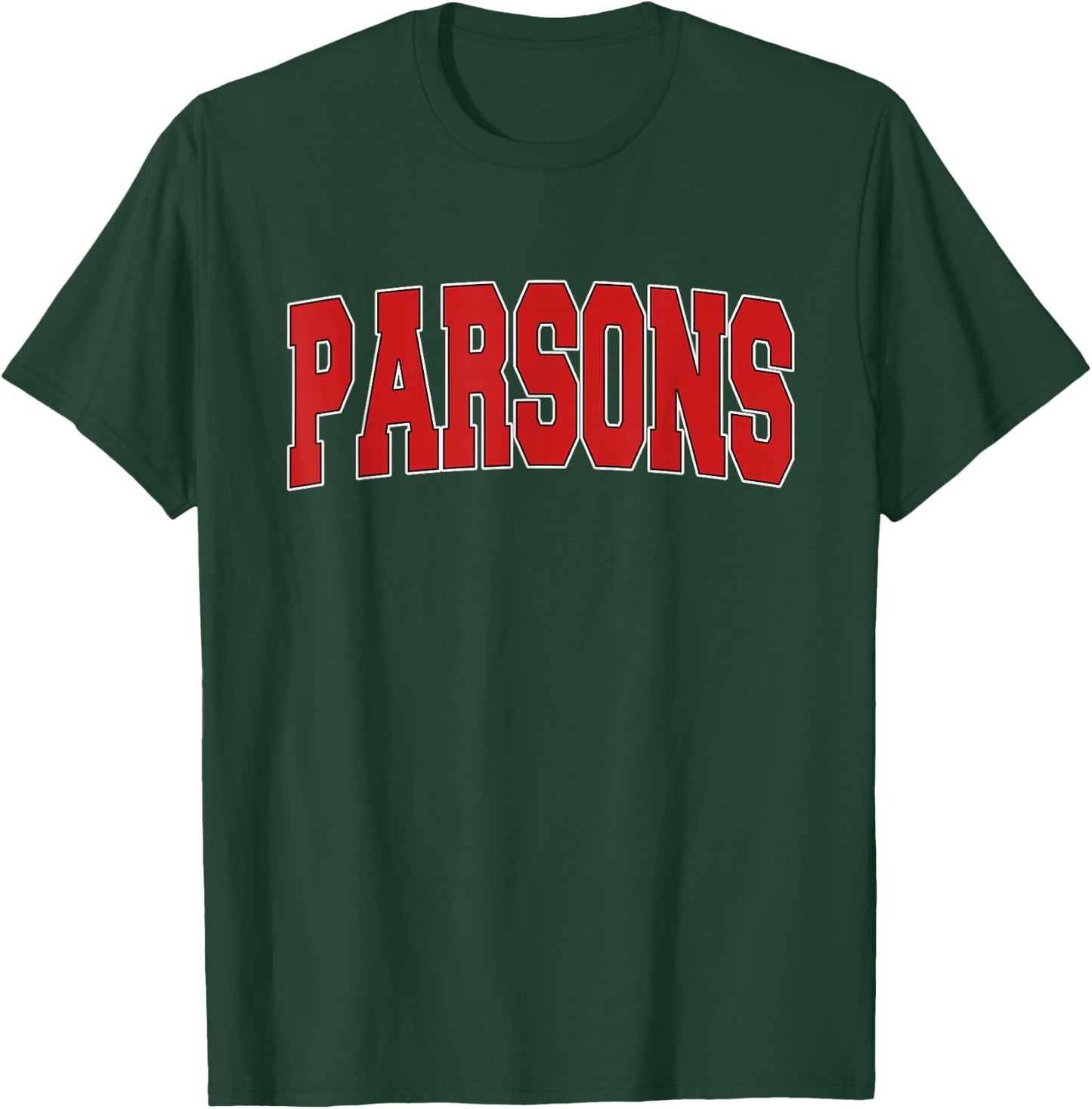 PARSONS KS KANSAS Varsity Style USA Vintage Sports T-Shirt - T-Shirt | Forest