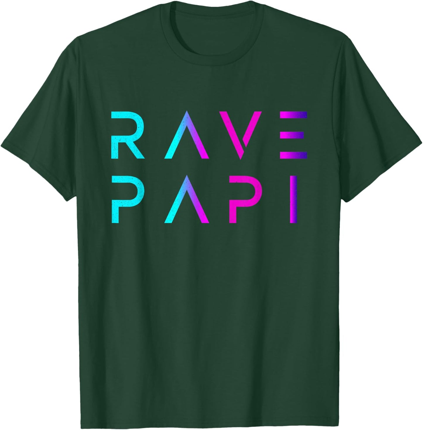 Rave Papi-EDM Festival Raver Daddy Fathers Groovy Cool T-Shirt - T-Shirt | Forest