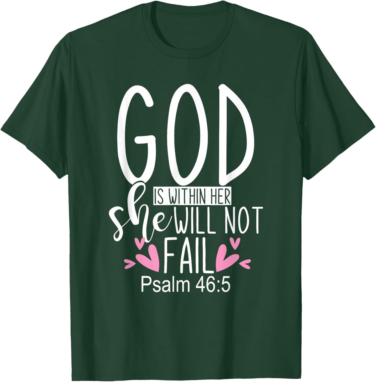 Religion Women Gift Holy Bible Faith Christianity Prayer T-Shirt - T-Shirt | Forest