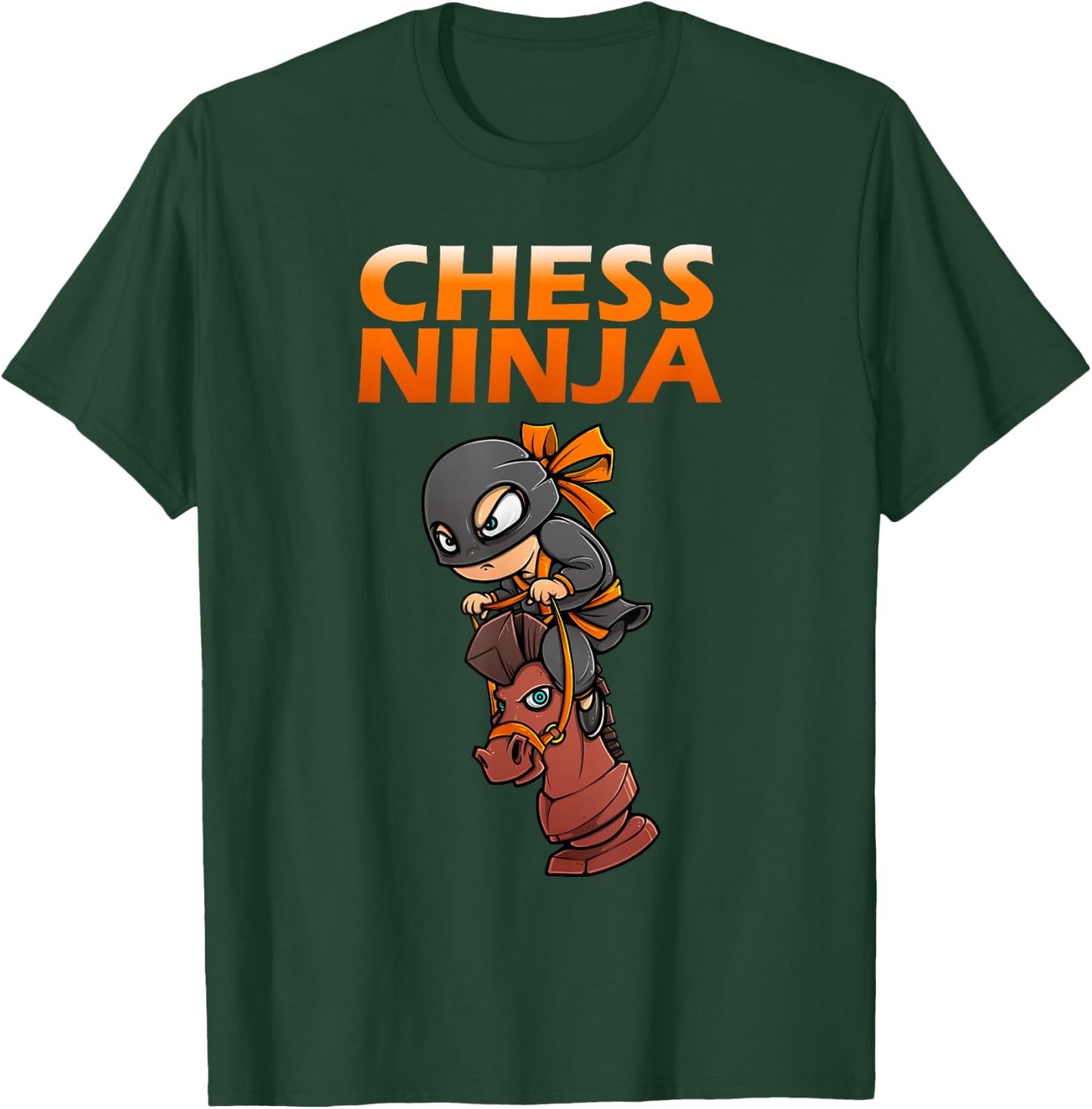 Funny Chess Gift Kids Boys Girls Cool Chess Lover Player T-Shirt - T-Shirt | Forest