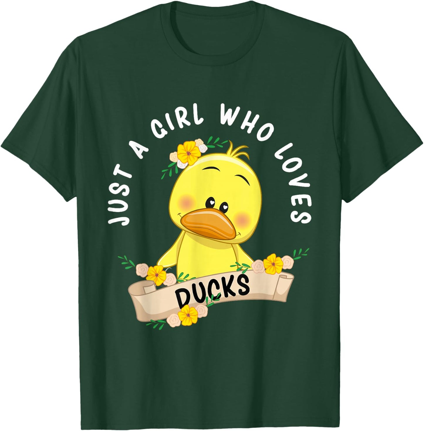 Just a Girl who loves Ducks Kids T-Shirt - T-Shirt | Forest