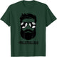 Volleyball Dad With Beard And Cool Sunglasses T-Shirt - T-Shirt | Forest