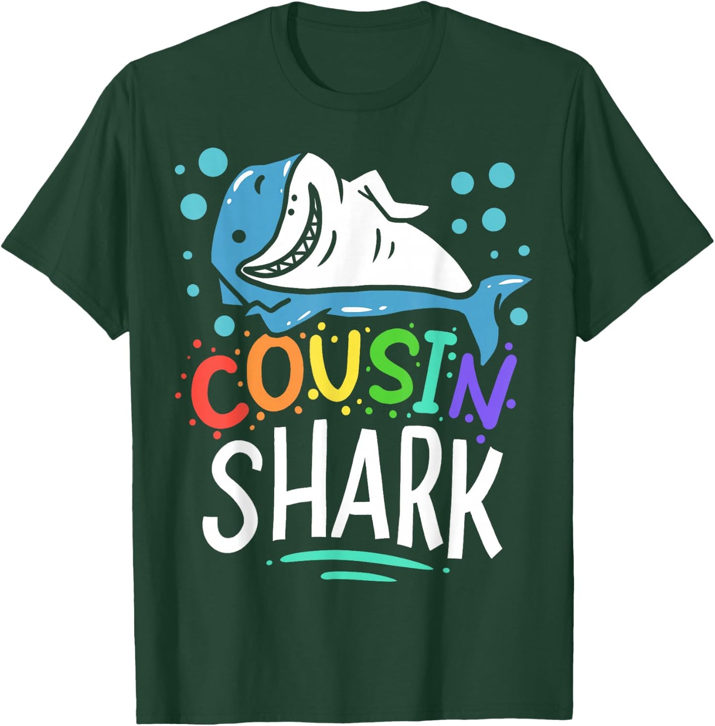 Cousin Shark Gift T-Shirt - T-Shirt | Forest
