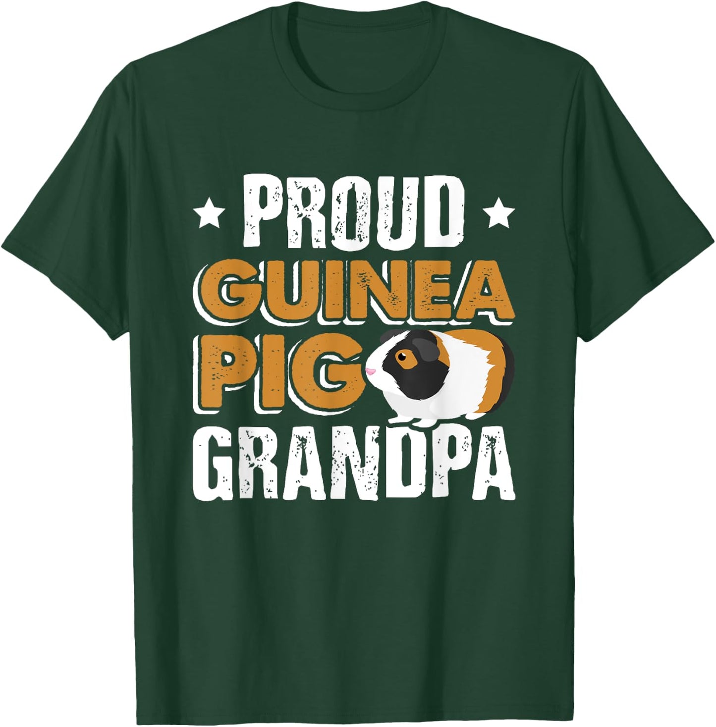 Funny Guinea Pig Gift Proud Guinea Pig Grandpa T-Shirt - T-Shirt | Forest