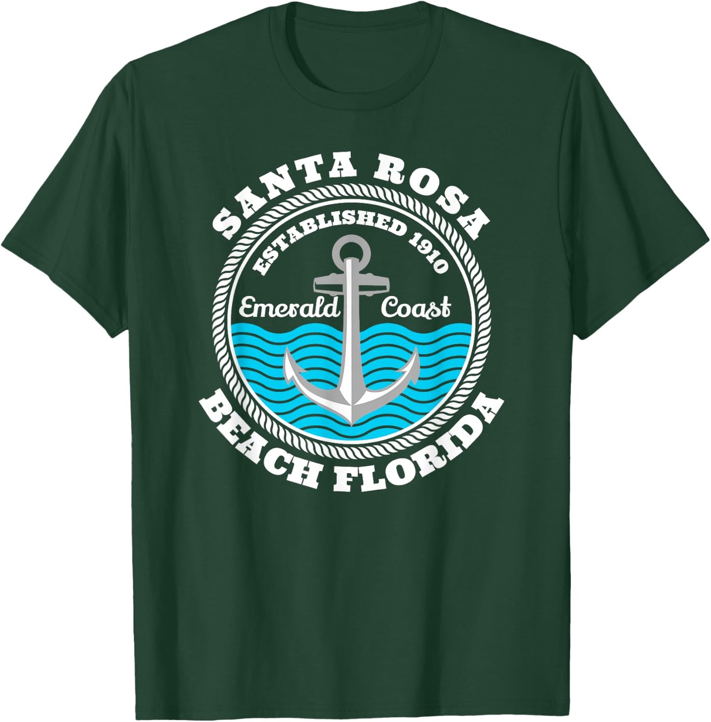 Santa Rosa Beach Florida Women Kids T-Shirt - T-Shirt | Forest
