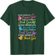 Praise Seek Worship Trust Thank God Bible Religous Quote T-Shirt - T-Shirt | Forest