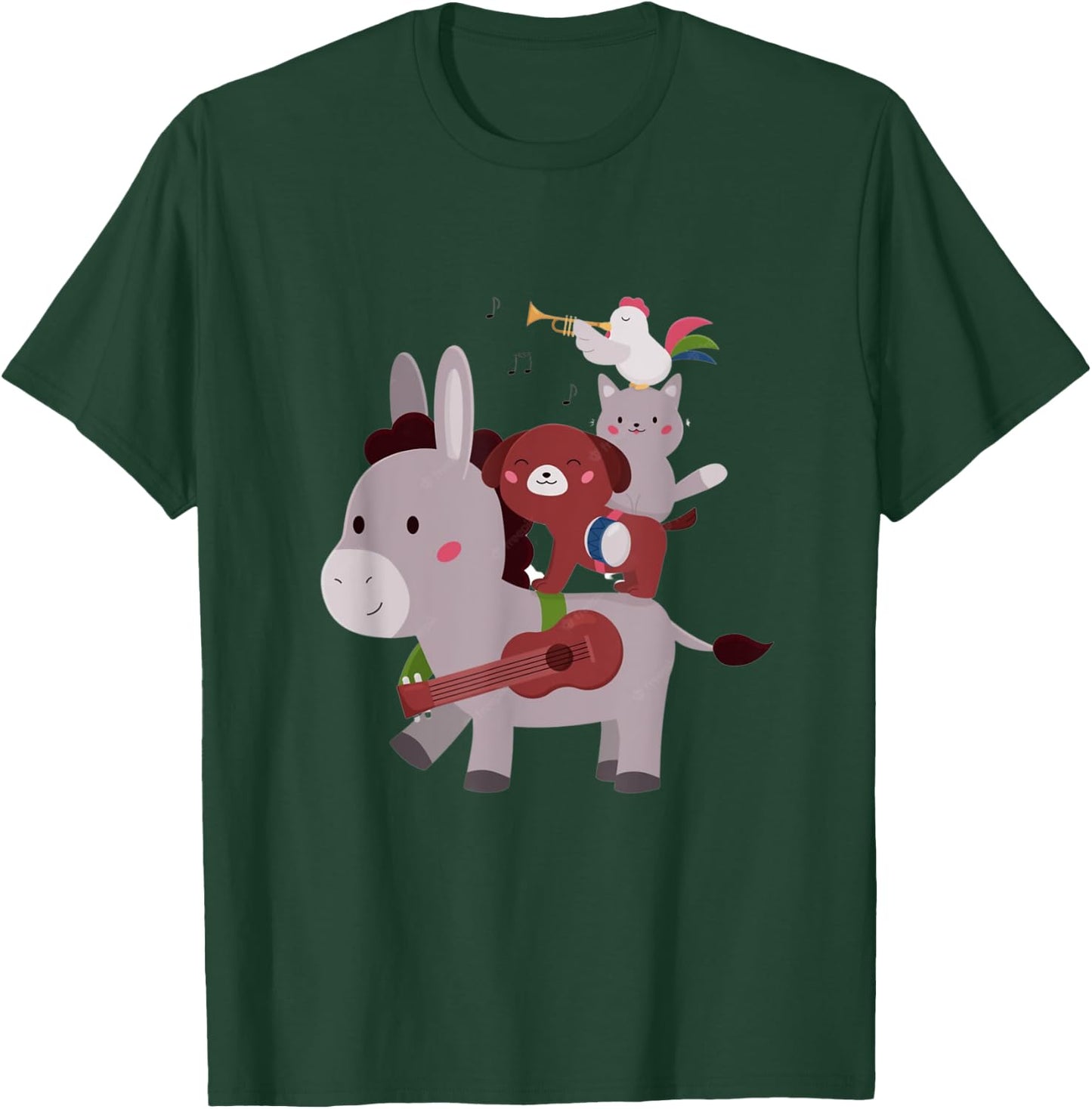 Bremen Town Musicians T-Shirt - T-Shirt | Forest