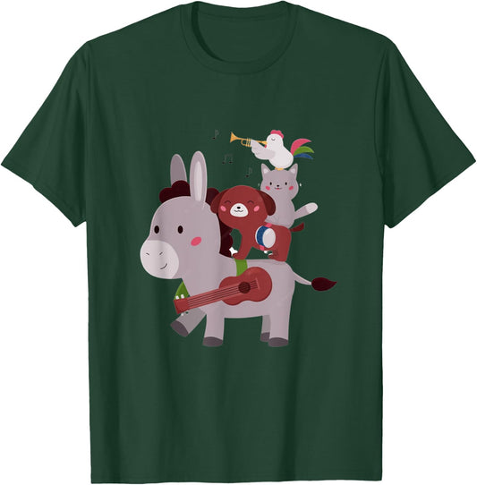 Bremen Town Musicians T-Shirt - T-Shirt | Forest