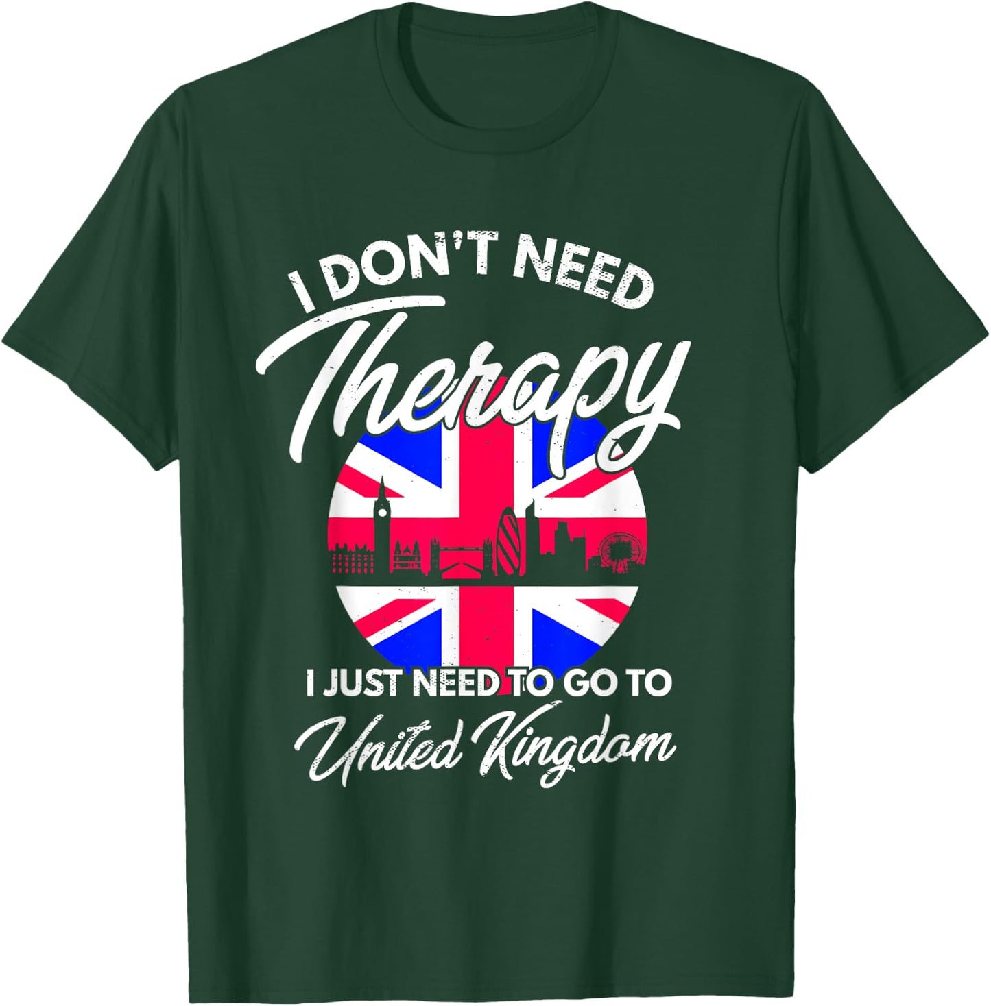 English Flag I United Kingdom Flag I Union Jack I England T-Shirt - T-Shirt | Forest