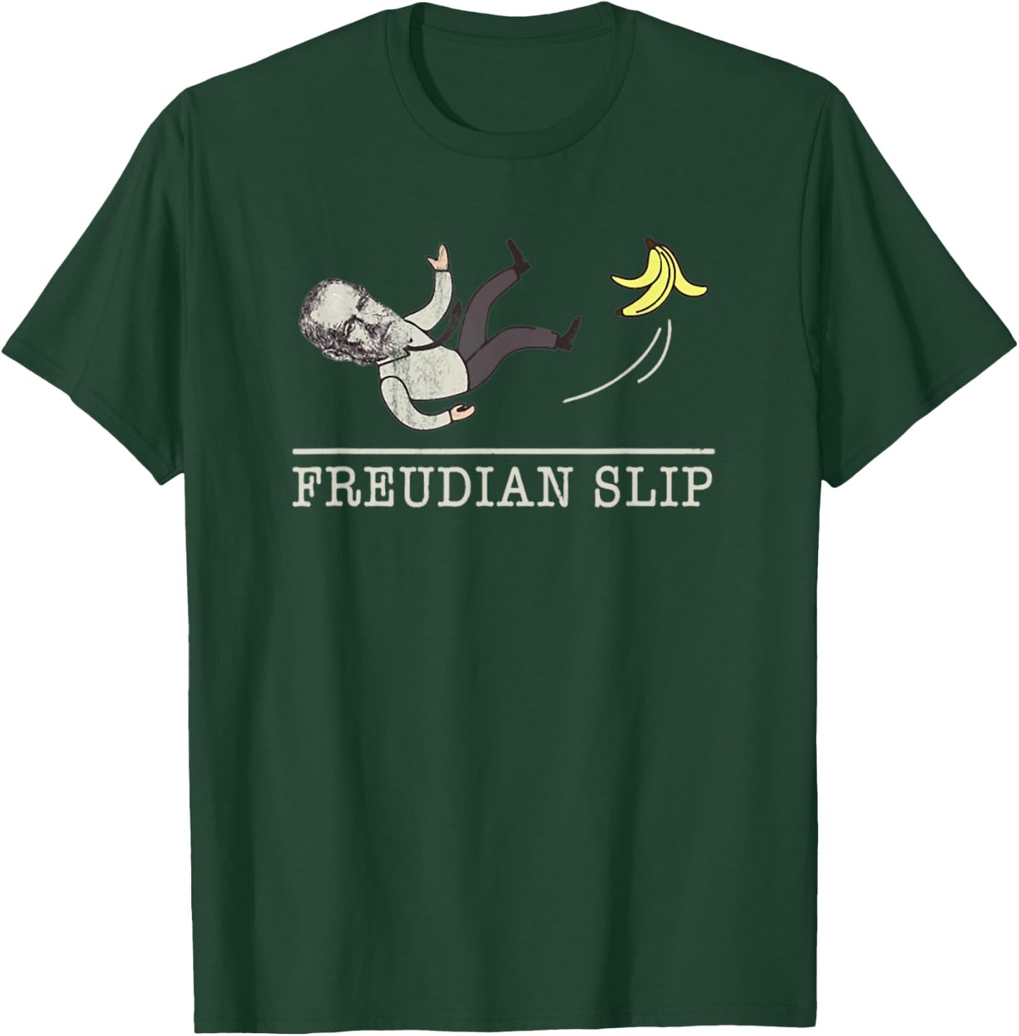 Freudian Slip On Banana T-Shirt - T-Shirt | Forest
