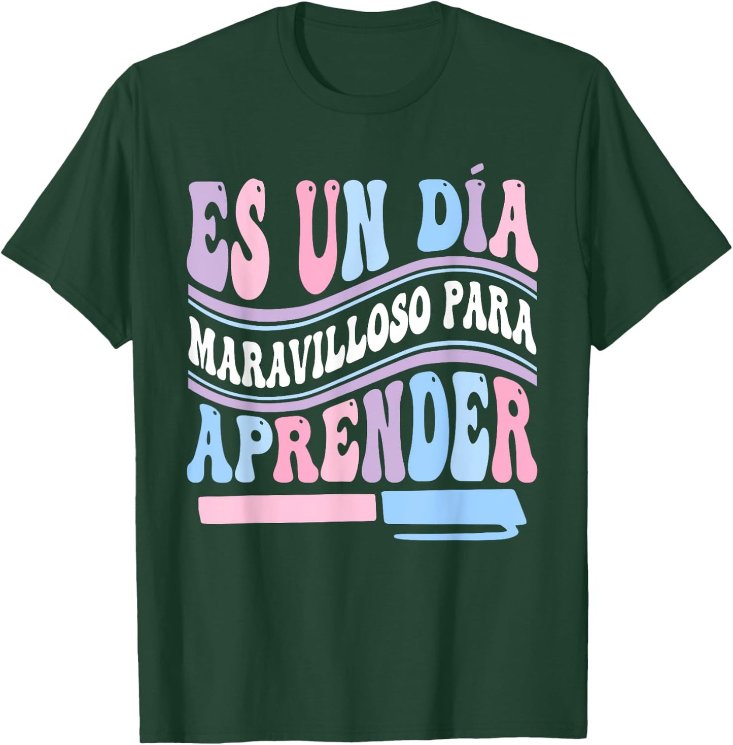 Espanol Bilingue Spanish Teacher Maestra Women Girls Kids T-Shirt - T-Shirt | Forest
