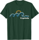 Capitola California CA Sufing Waves Sunset Vintage T-Shirt - T-Shirt | Forest