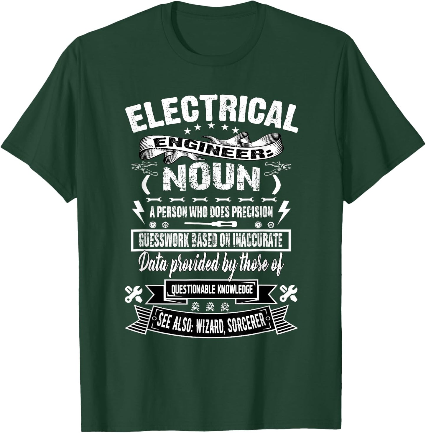Funny Electrical Engineer definition Gift T-Shirt - T-Shirt | Forest