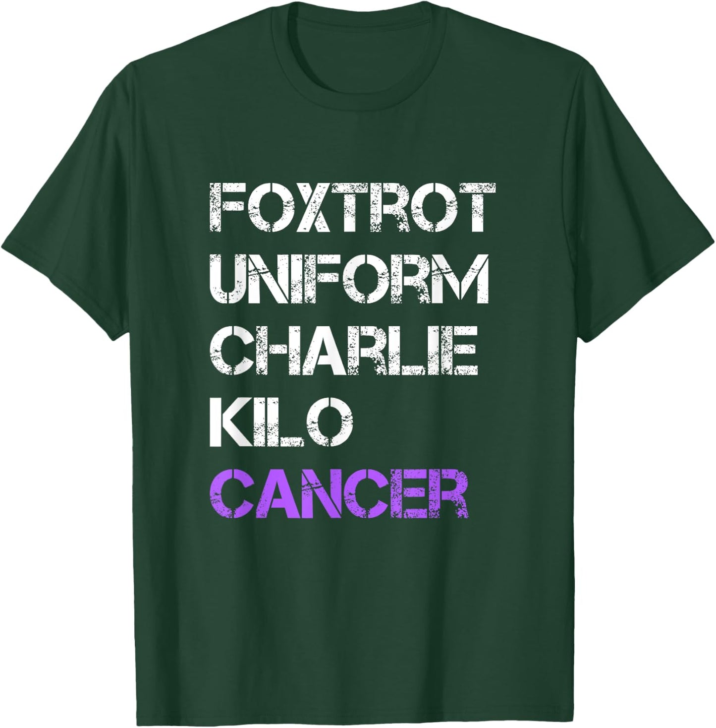 Foxtrot Uniform Charlie Kilo, Fuck Testicular Cancer T-Shirt - T-Shirt | Forest