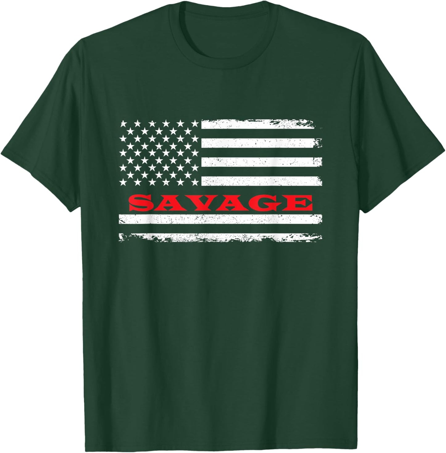 Montana American Flag Savage USA Patriotic Souvenir Kids Men T-Shirt - T-Shirt | Forest