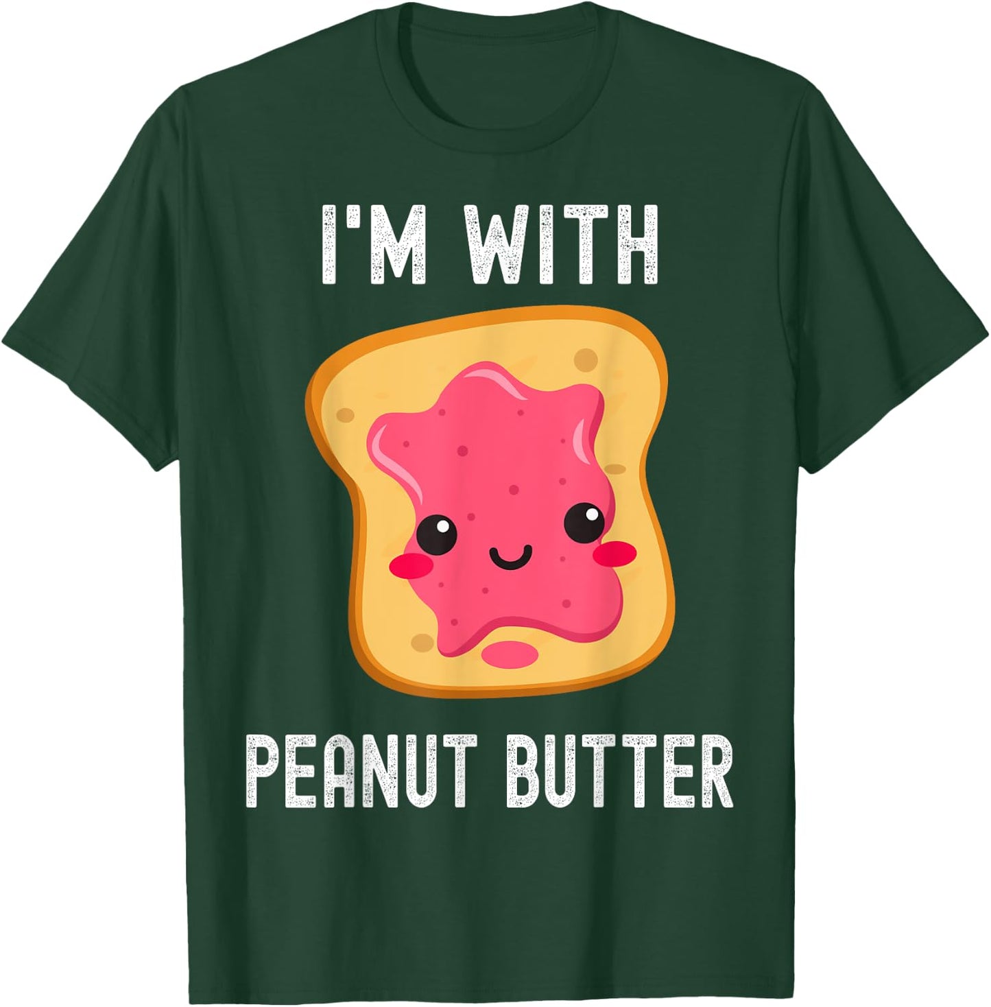 Funny Peanut Butter Jelly Matching Couples His & Hers T-Shirt - T-Shirt | Forest