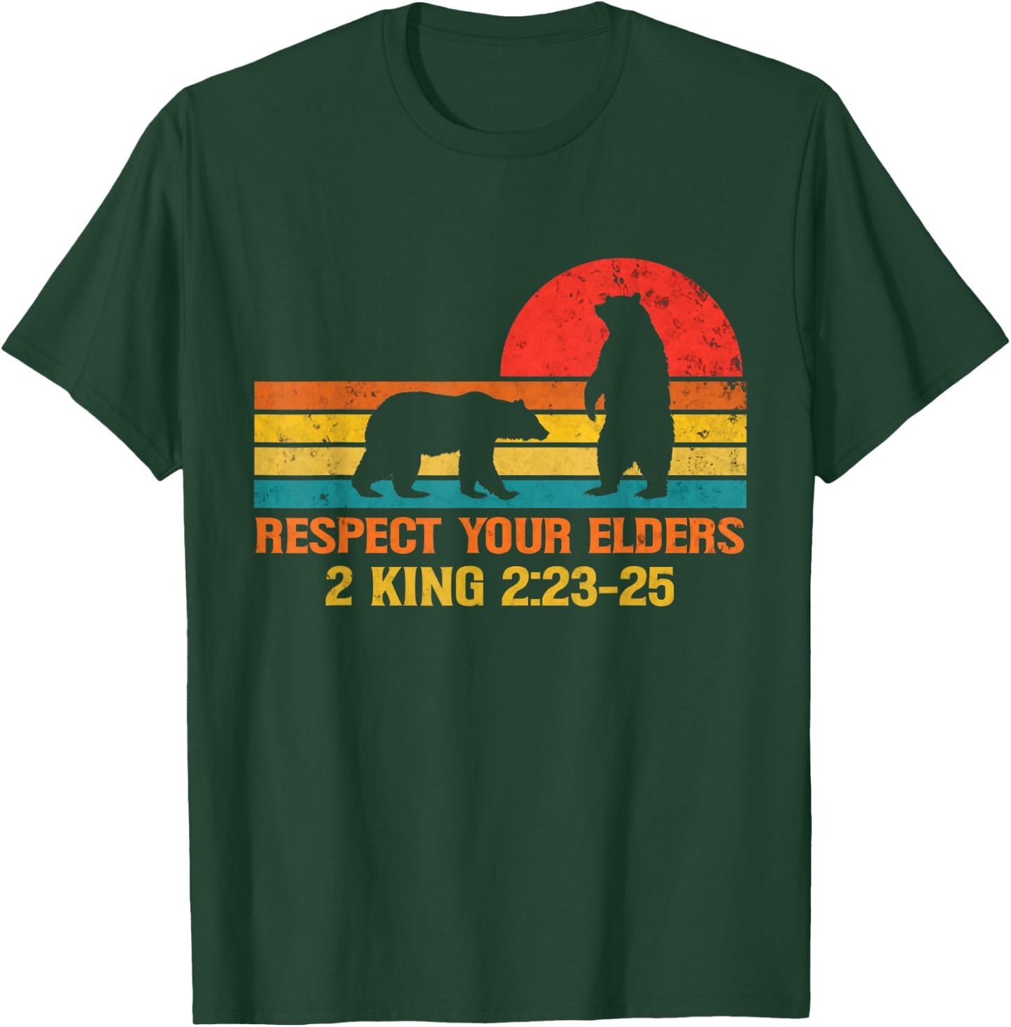 Respect Your Elders Bears Shirt For Man And Women T-Shirt - T-Shirt | Forest