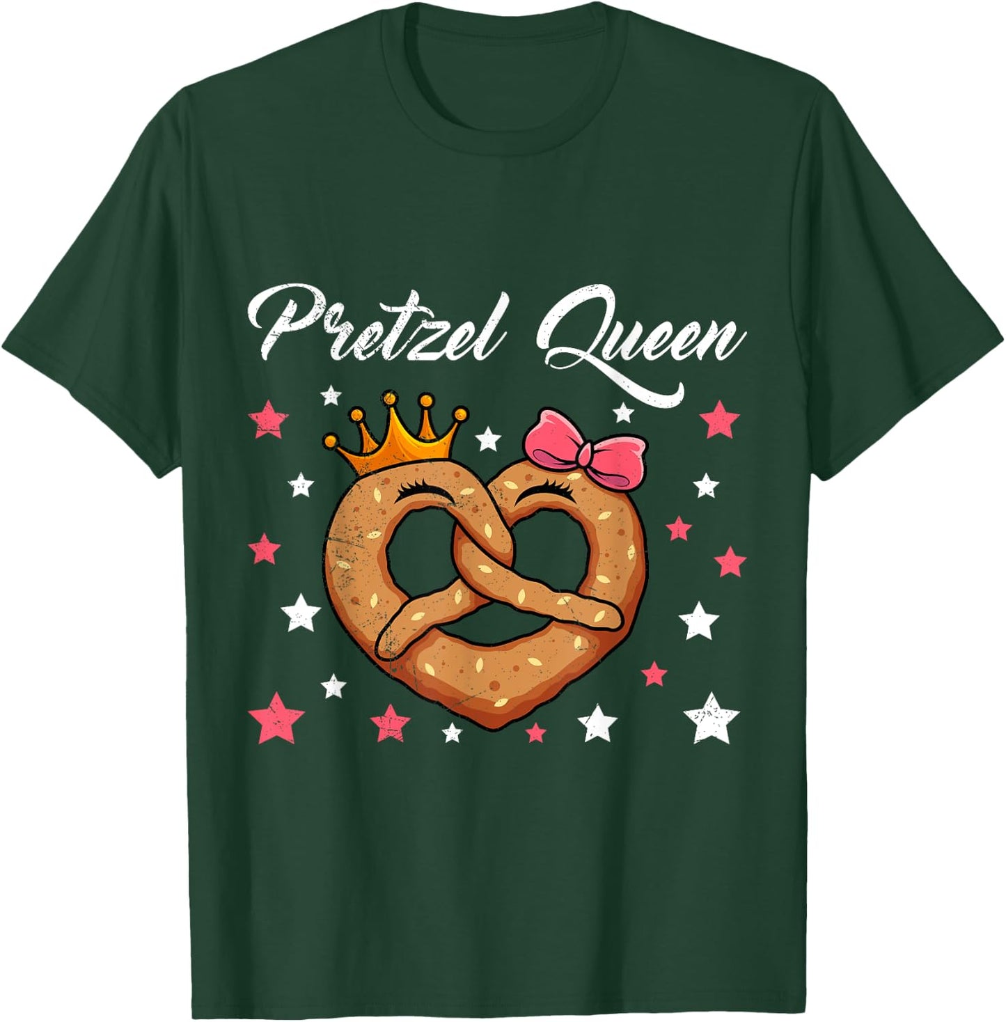 Pretzel Queen Pretzel Queen Bavarian Woman T-Shirt - T-Shirt | Forest