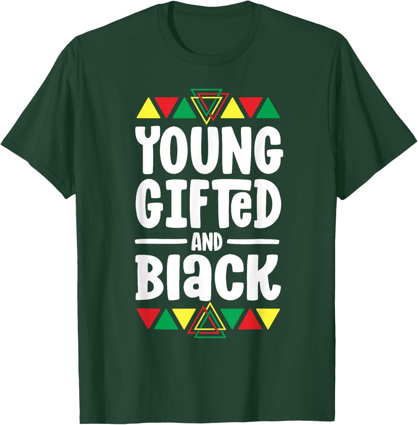 Young Gifted and Black History Shirts for Boys African T-Shirt - T-Shirt | Forest