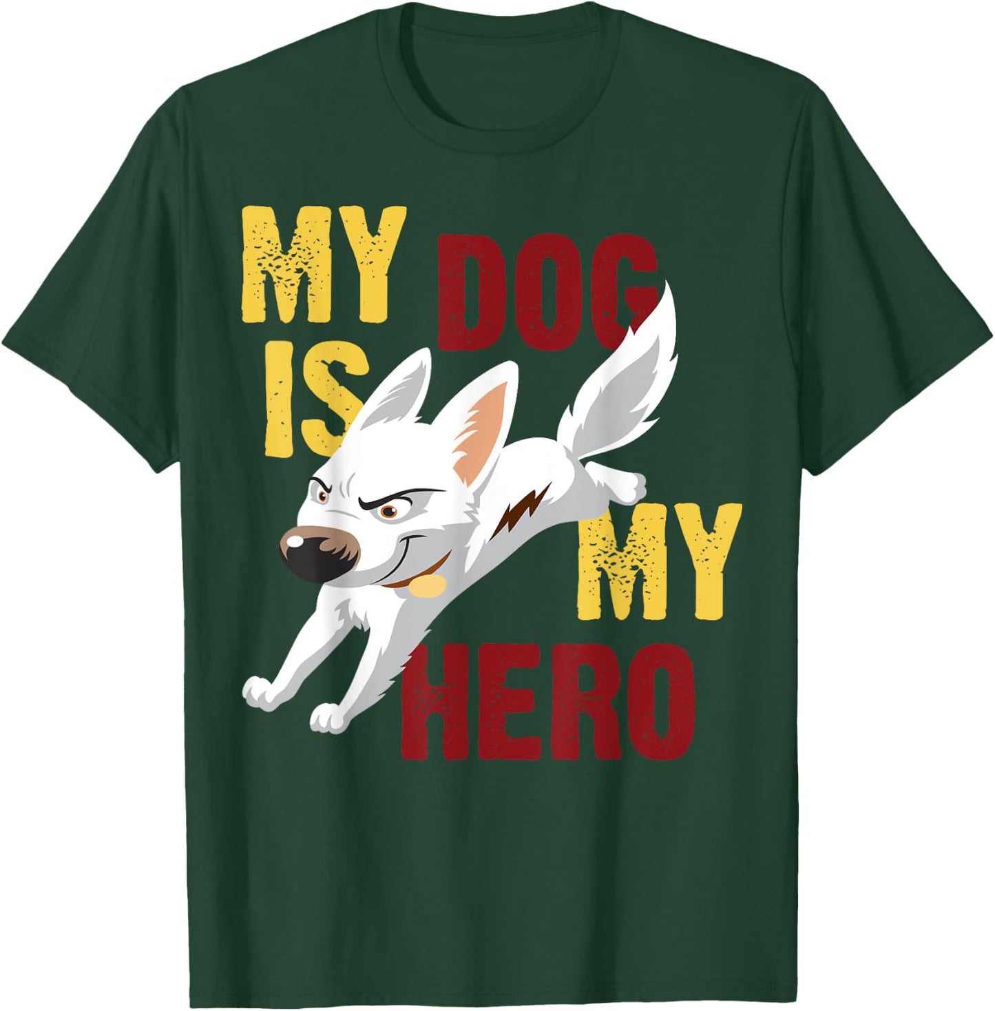 Disney Bolt My Dog Is My Hero T-Shirt - T-Shirt | Forest