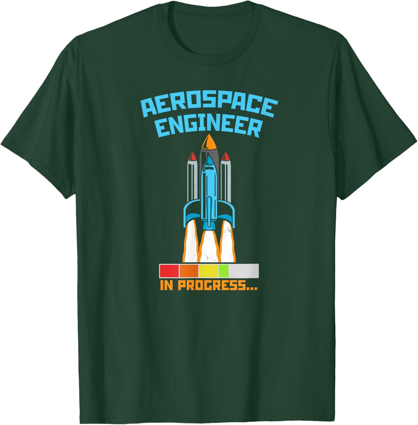 Science Engineer Space Designs Future Rocket Scientist Aerospace Engineer in Progress T-Shirt - T-Shirt | Forest