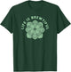 Life is Brewtiful - The Hops Mandala Kaleidoscope Beer Fan T-Shirt - T-Shirt | Forest