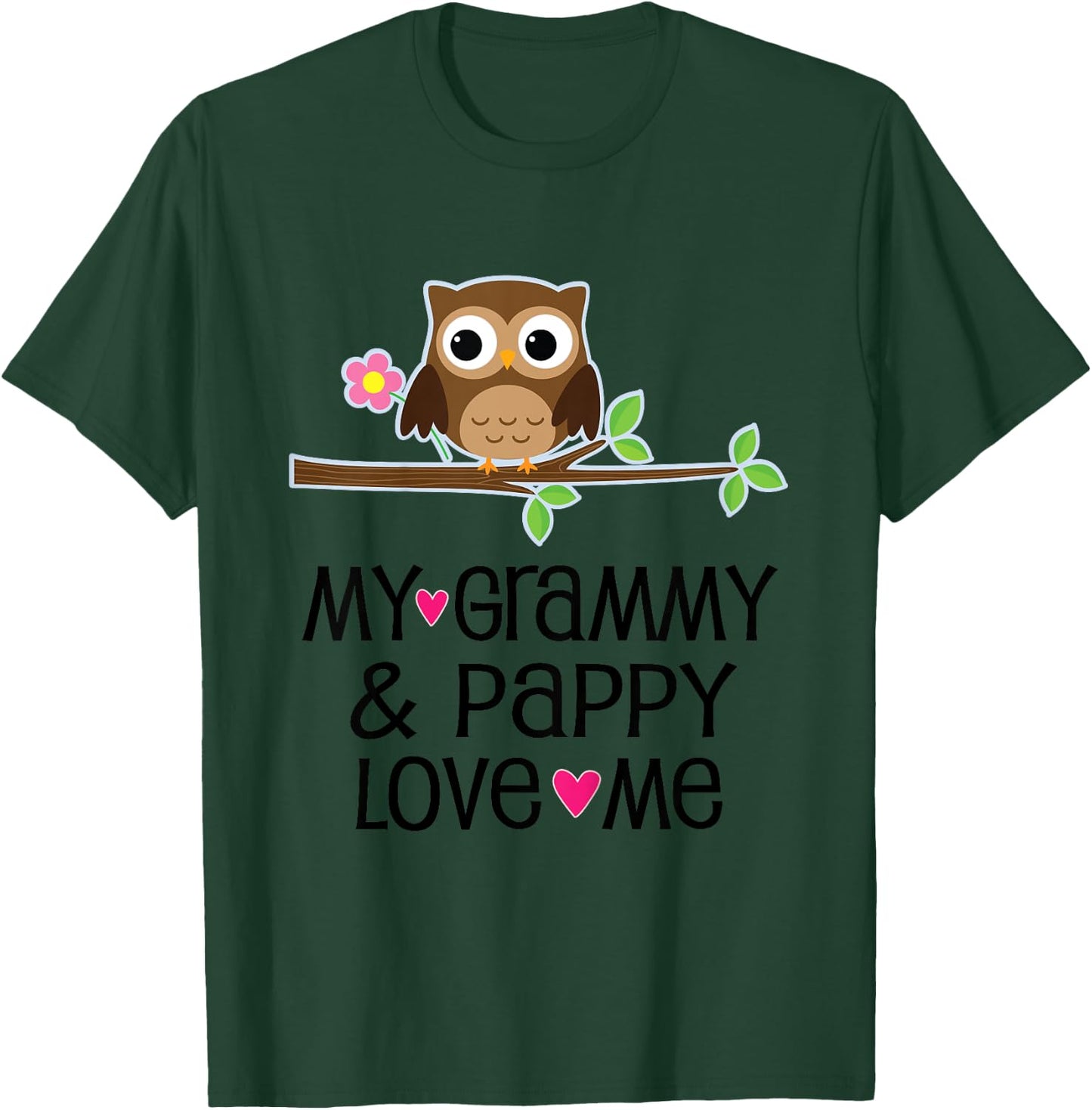 My Grammy and Pappy Love Me Grandchild T-Shirt - T-Shirt | Forest