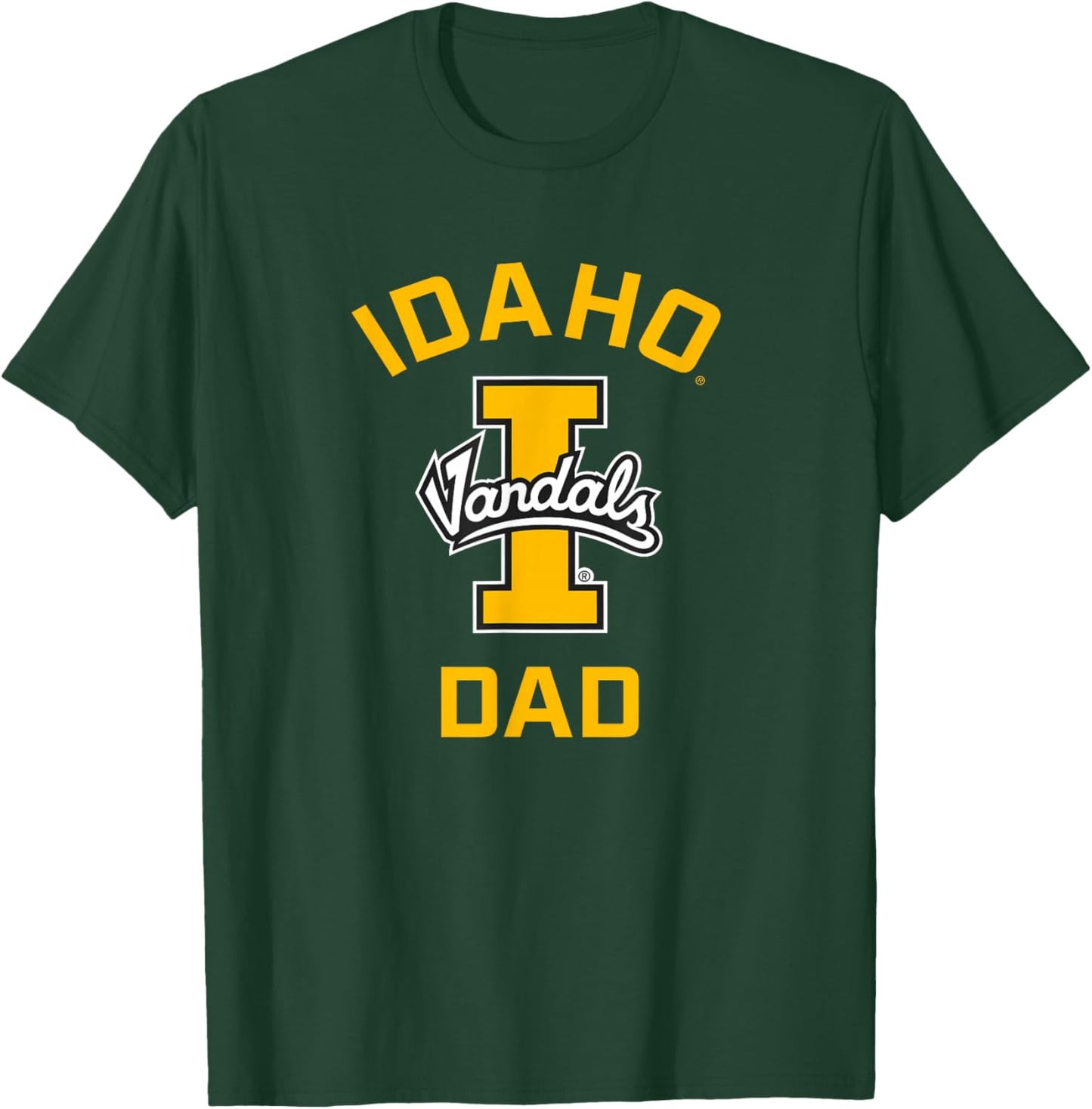 University of Idaho Vandals Arched Dad T-Shirt - T-Shirt | Forest