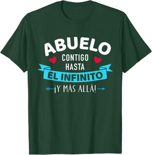 Abuelo contigo hasta el infinito ¡y más allá! dia del padre T-Shirt - T-Shirt | Forest