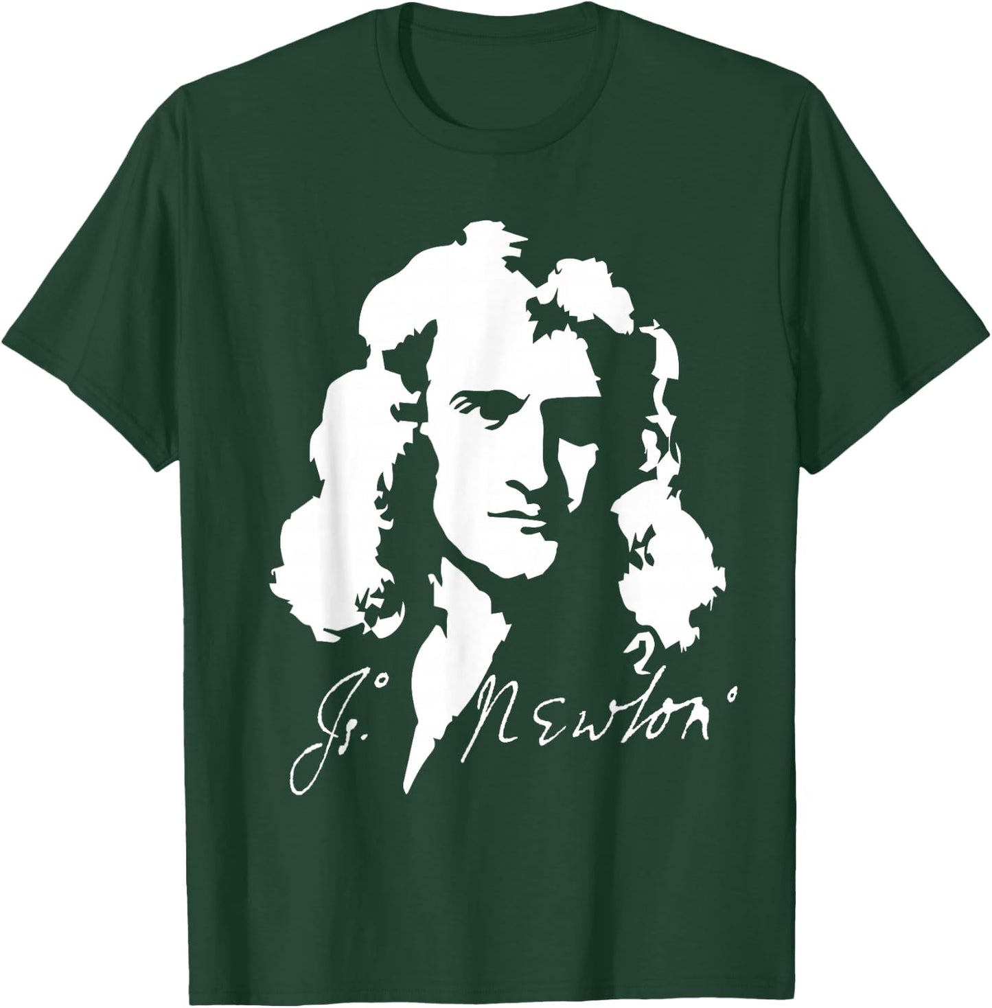 Isaac Newton laws of physics mathematics T-Shirt - T-Shirt | Forest