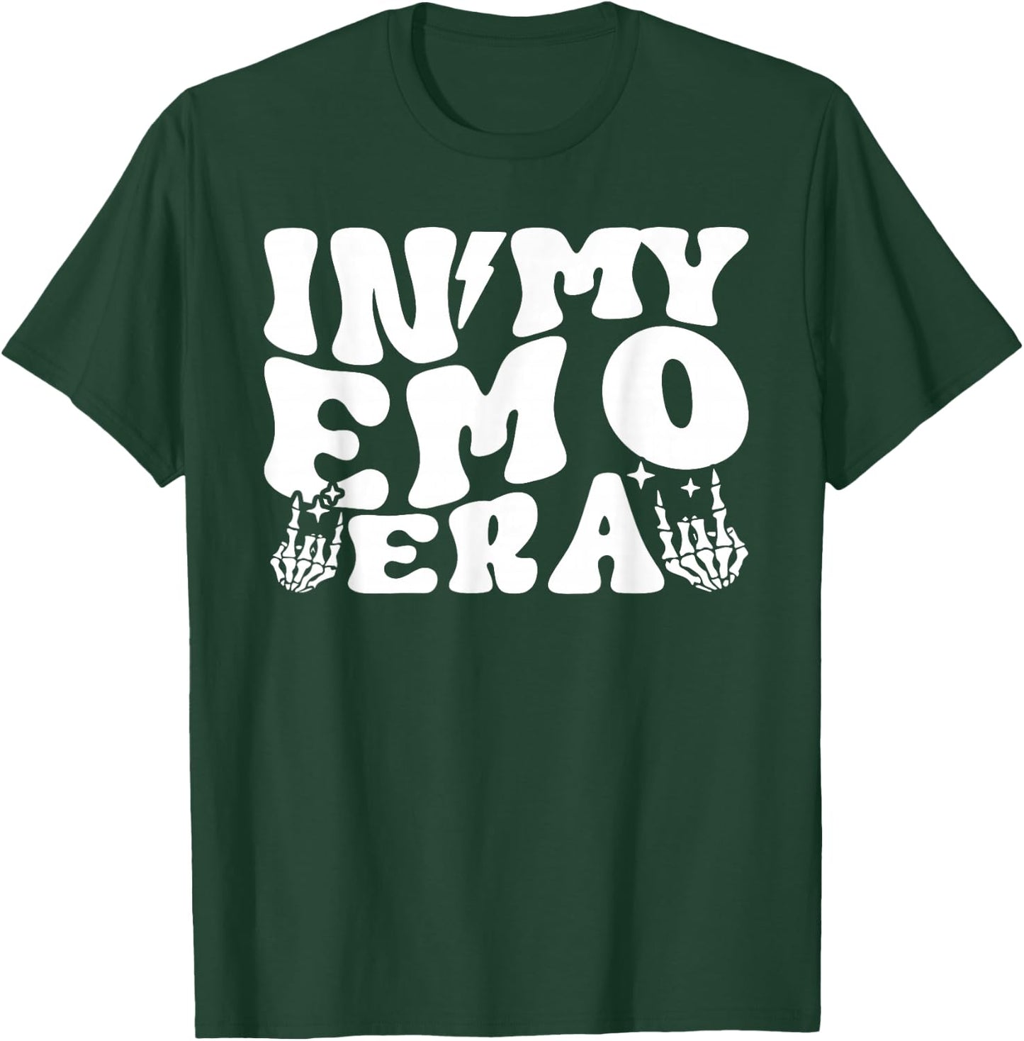 In My Emo Era Funny 90s Kids 90s Babies Millenials Teenagers T-Shirt - T-Shirt | Forest