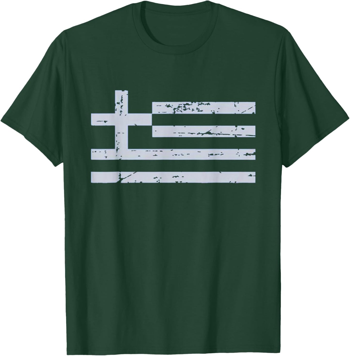 Greek Flag Vintage Greek /Women/Youth/Kids T-Shirt - T-Shirt | Forest