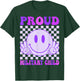Proud Military Child Purple Up For Military Kids T-Shirt - T-Shirt | Forest