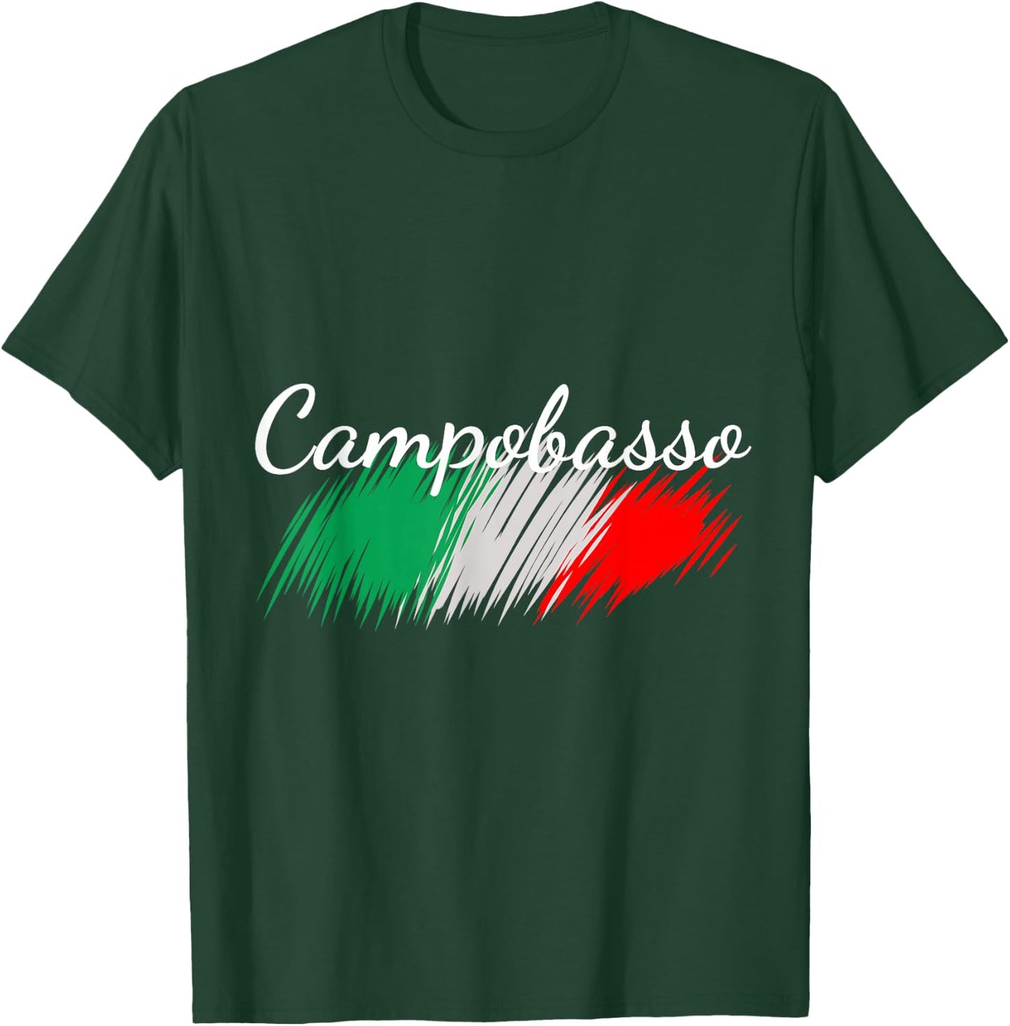 Campobasso Italy Flag Italia Souvenir Gift Matching Italian T-Shirt - T-Shirt | Forest