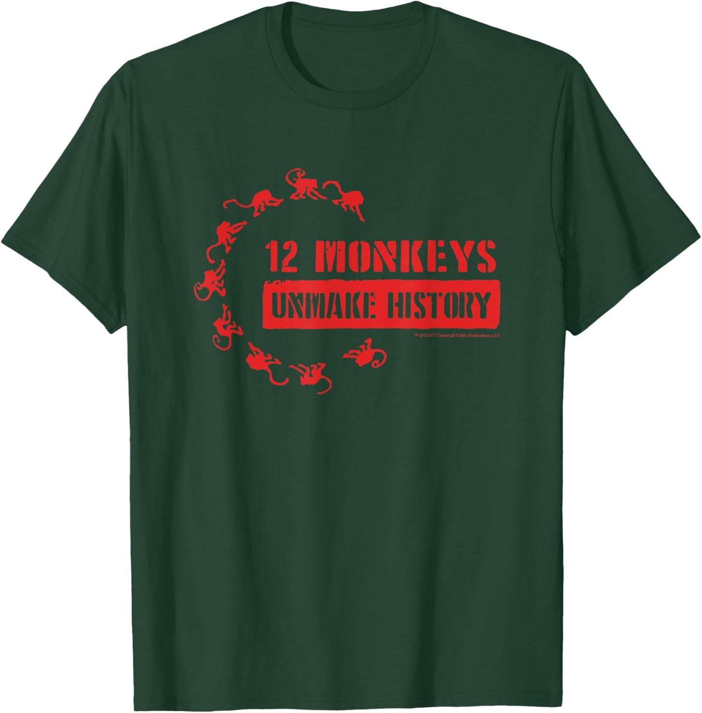 12 Monkeys Unmake History T-Shirt - T-Shirt | Forest