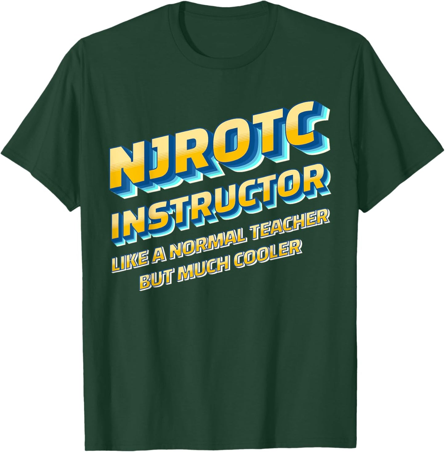 NJROTC Instructor NJROTC Educator Veteran NJROTC Teacher Women T-Shirt - T-Shirt | Forest
