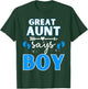 Great Aunt Says Boy Gender Reveal Shirt Team Blue Pregnancy T-Shirt - T-Shirt | Forest