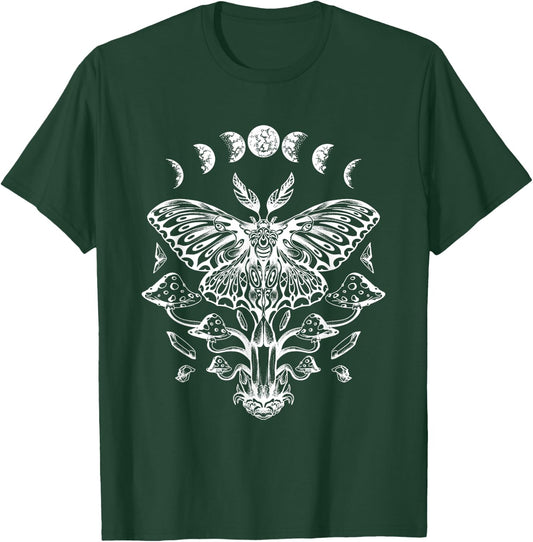Cute Luna Moth Beautiful Butterfly Insect Lover Themed T-Shirt - T-Shirt | Forest