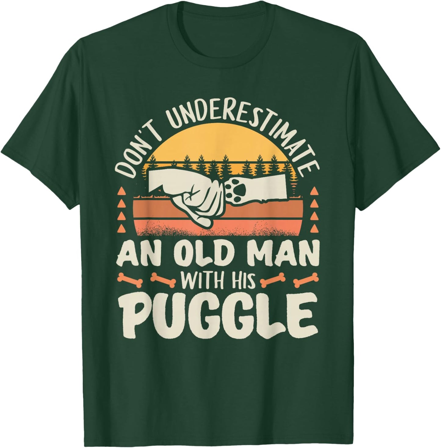 Puggle Shirt Men Women Dog Mom Dog Lover Puggle T-Shirt - T-Shirt | Forest
