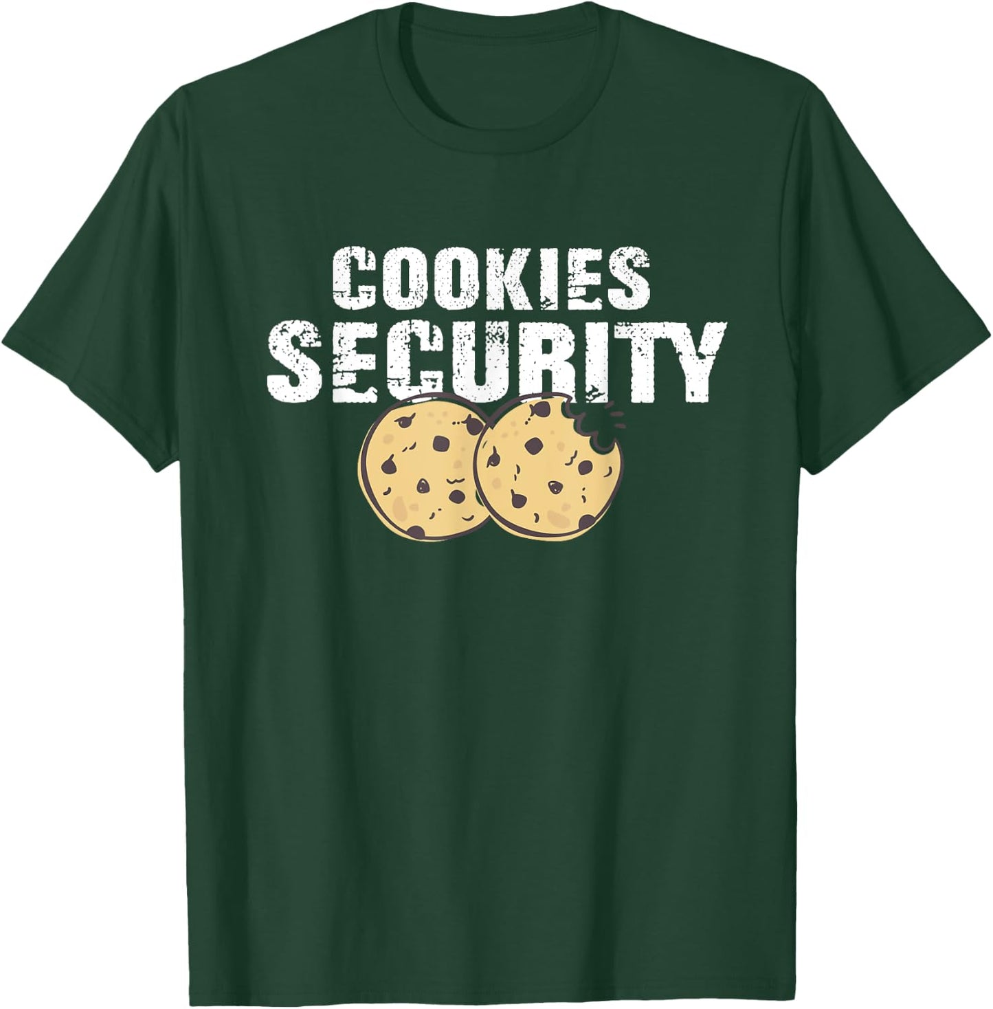 Cookies Security - Scout For Girls T-Shirt - T-Shirt | Forest